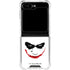 The Dark Knight Joker face Galaxy Z Flip6 Clear Case